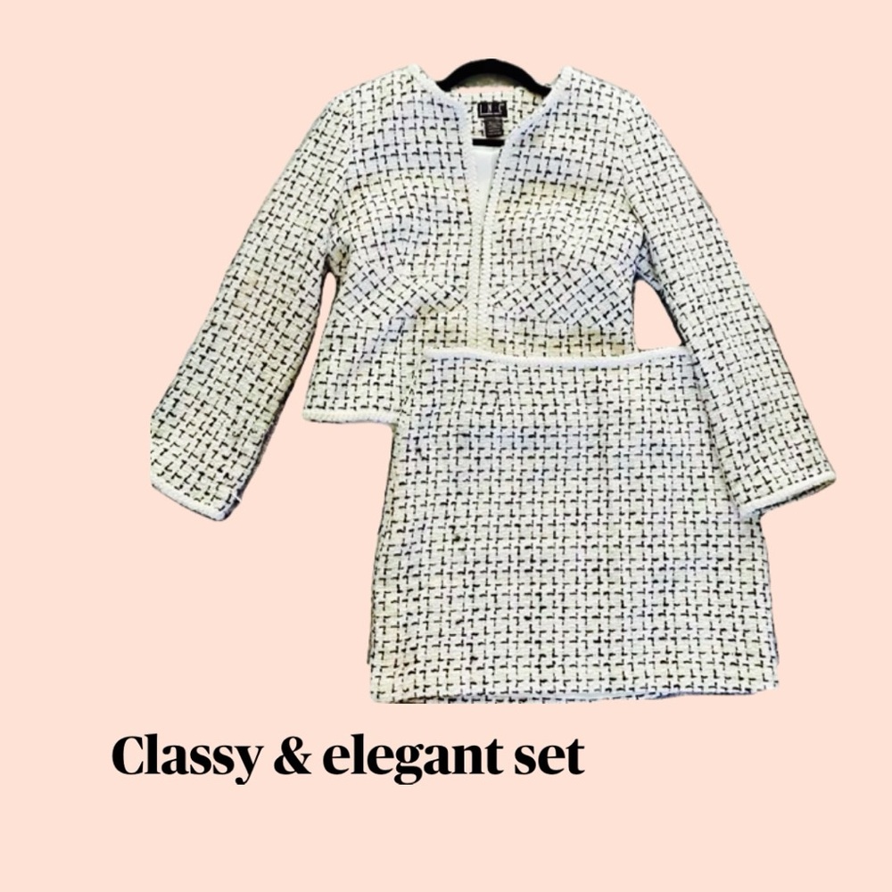 Classy INC international Concept Tweed Set size 10